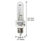 USHIO JCV120V-40WGSN/E11/INC 40w E11 base Krypton Halogen Lamp